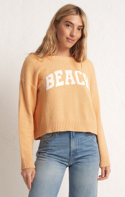 Z Supply Beach Sweater - ORANGE CREAM
