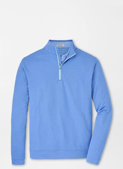 Peter Millar Perth Melange Performance Quarter-Zip - BONNET