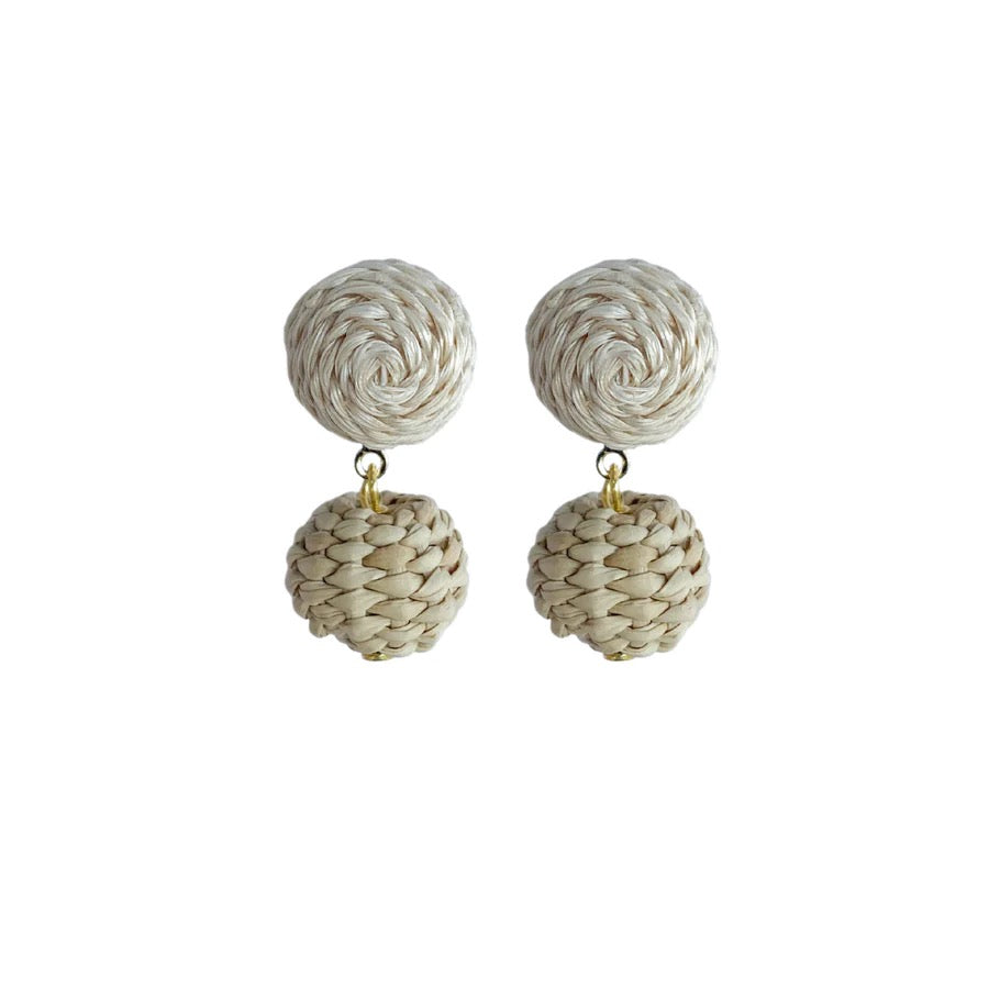 MDC Grace Mini Rattan Ball Earrings