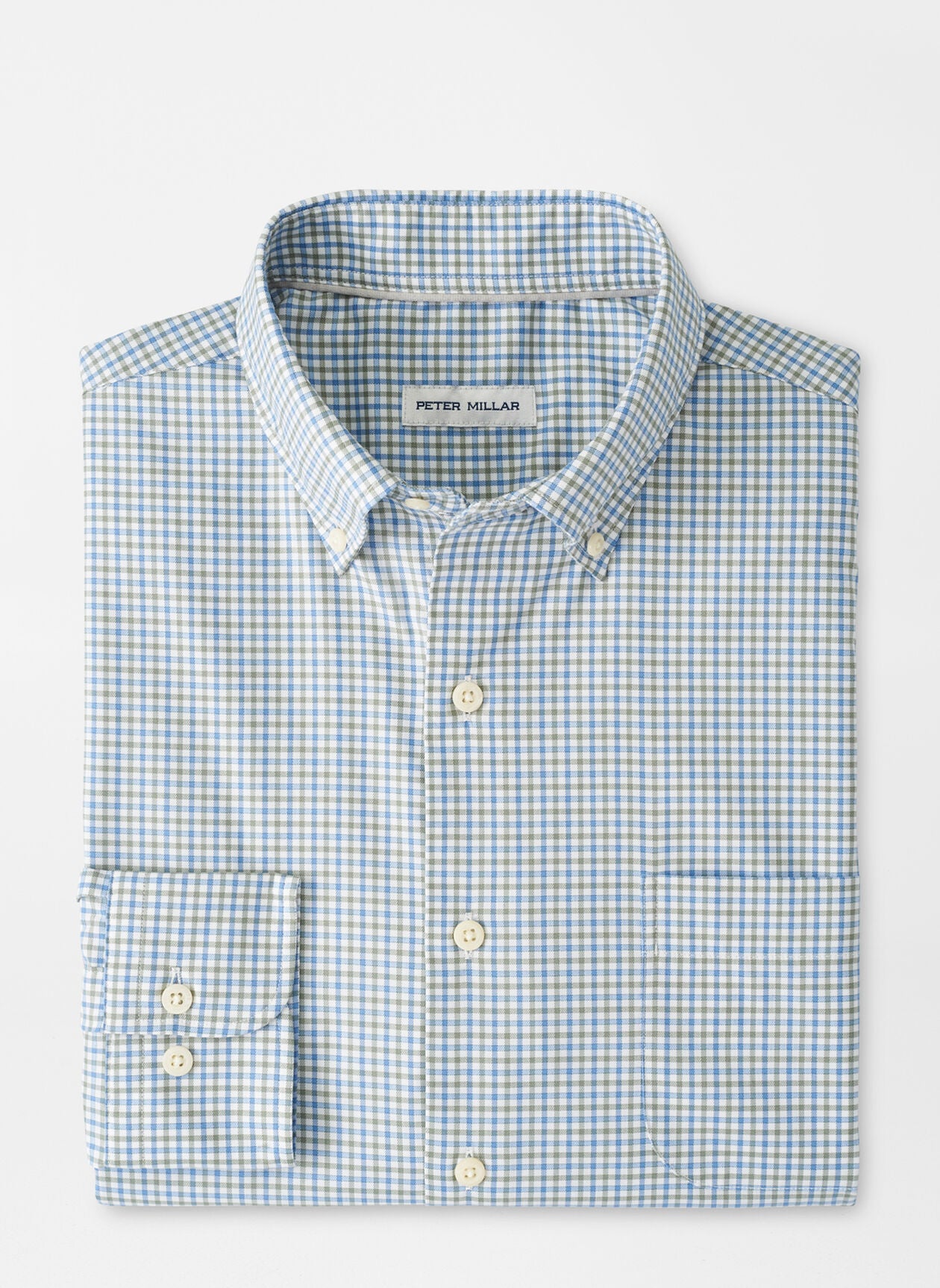 Peter Millar Selby Cotton-Stretch Sport Shirt - TWILIGHT