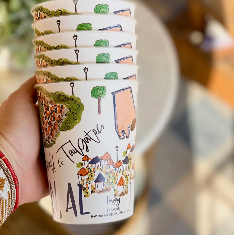 HAPPY by Rachel Reusable Cups AUBURN - 6